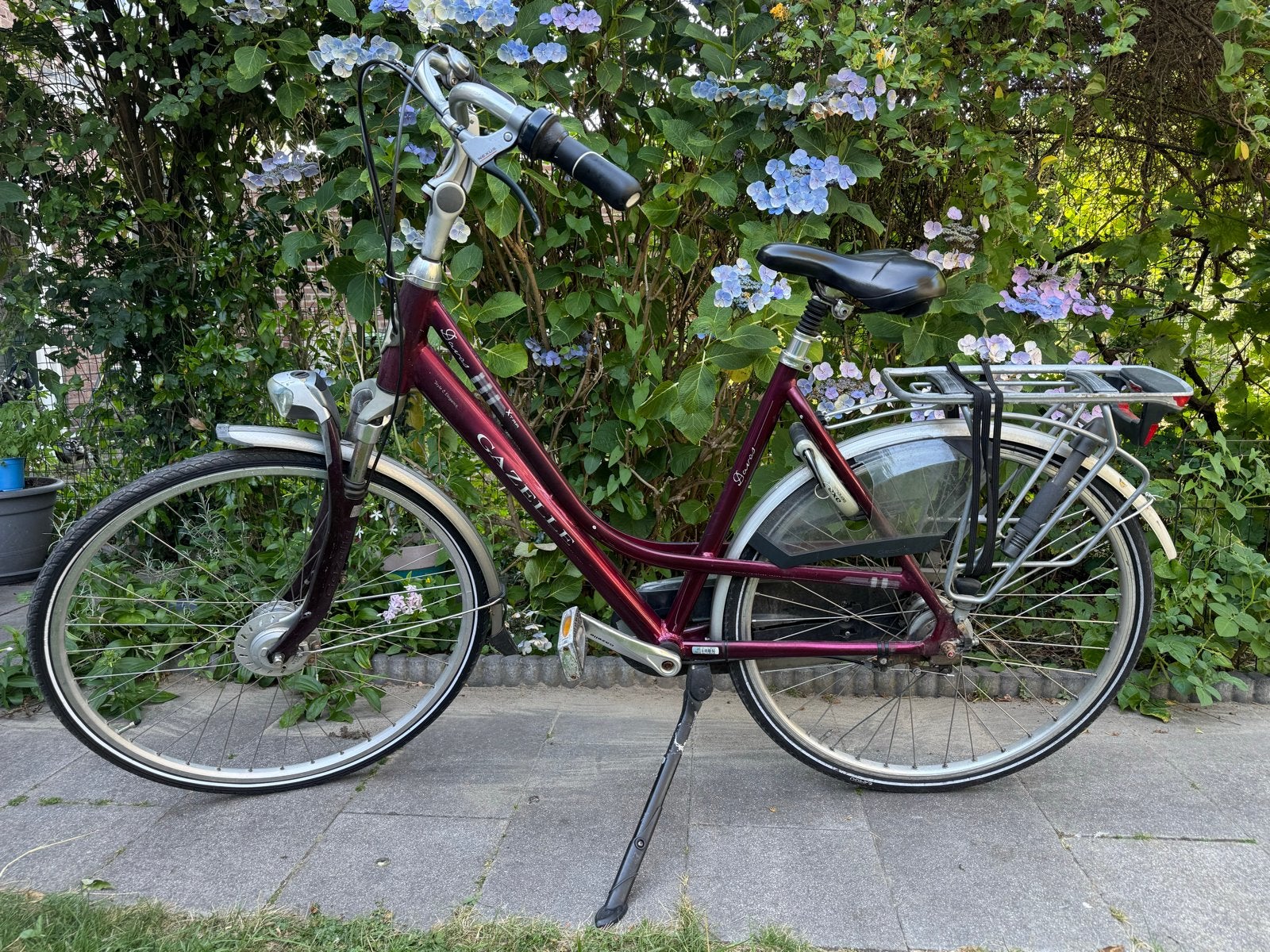 Gazelle damesfiets, 7 versnellingen, lage instap, Fietsen en Brommers, Fietsen | Dames | Damesfietsen, Ophalen, Gebruikt, Velgrem