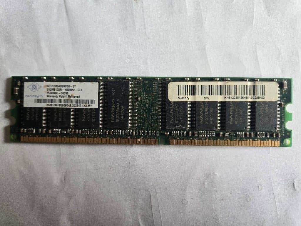 512MB Ram geheugen, Ophalen of Verzenden, DDR, Desktop, Gebruikt