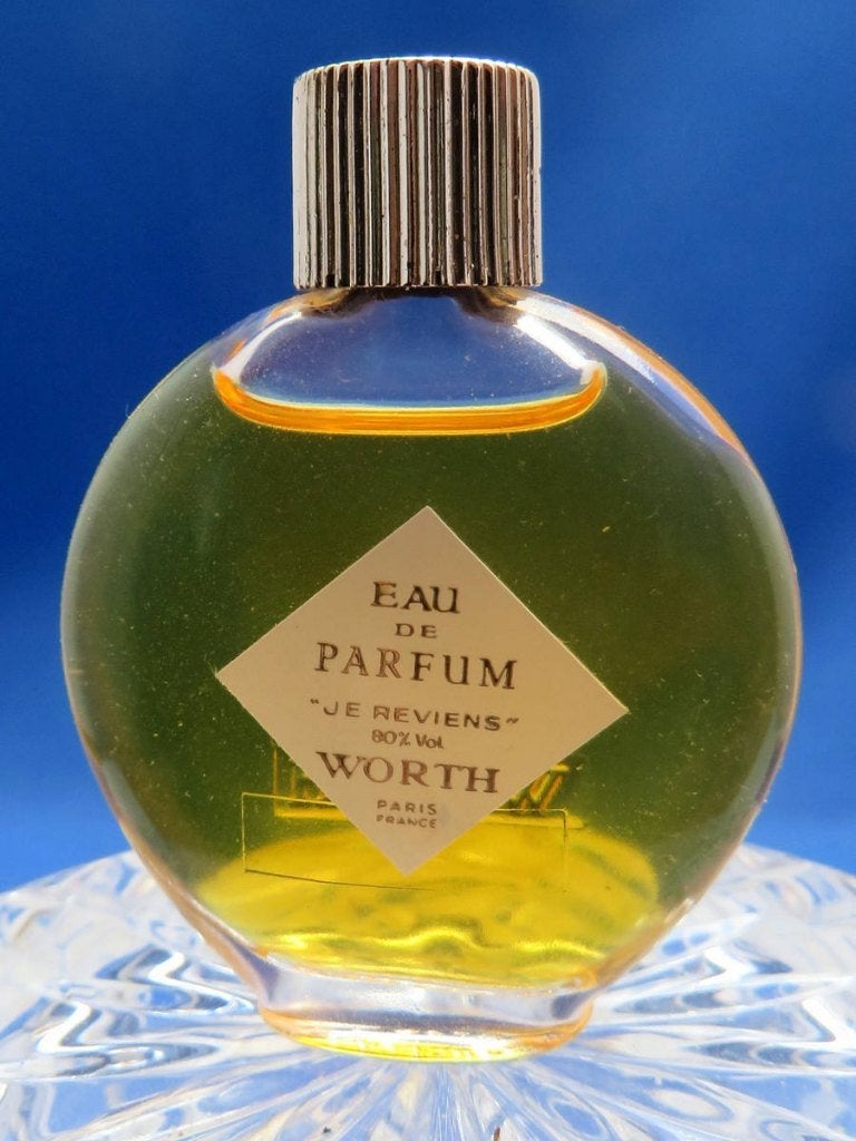 Mini - WORTH - Je Reviens - 7ml - edp - 4,9cm, Ophalen of Verzenden, Gebruikt, Miniatuur, Gevuld