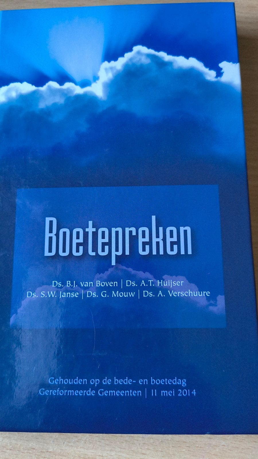 Boetepreken. Ds BJ van Boven.e/a, Boeken, Christendom | Protestants, Ophalen of Verzenden, Zo goed als nieuw, Ds BJ van Boven