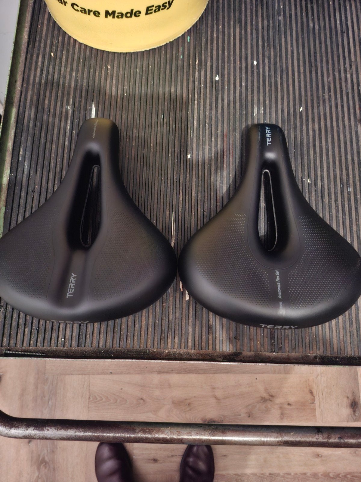 Terry Anatomica Flex Gel fietszadel (dames en heren), Ophalen