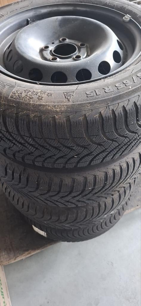 Michelin Alpin winterbanden 195/65 R15, Ophalen, Gebruikt, 15 inch, Banden en Velgen