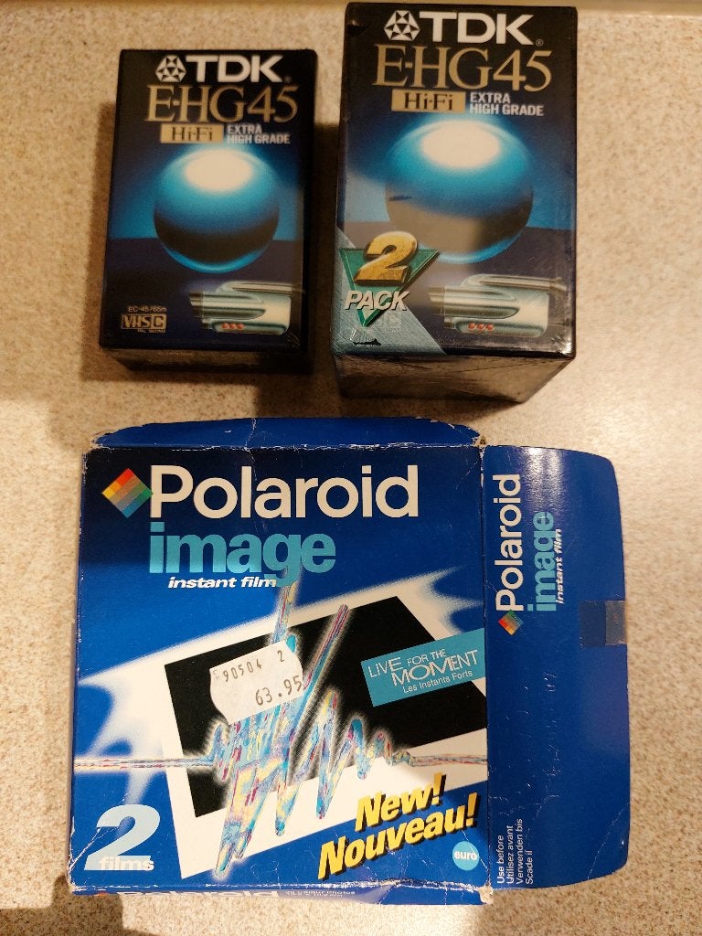 Polaroid Image & TDK EHG45    µz, Ophalen of Verzenden, Polaroid, Polaroid