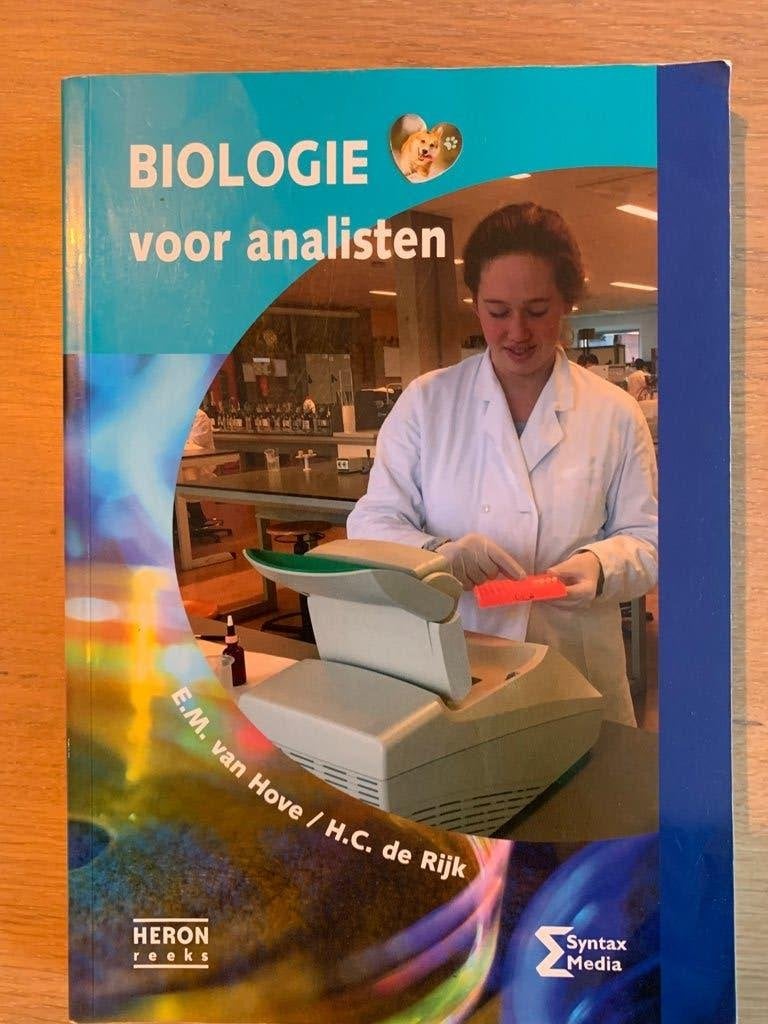 Biologie voor analisten MBO, Boeken, Ophalen of Verzenden, Zo goed als nieuw, MBO, E.M. van Hove/ H.C. de Rijk