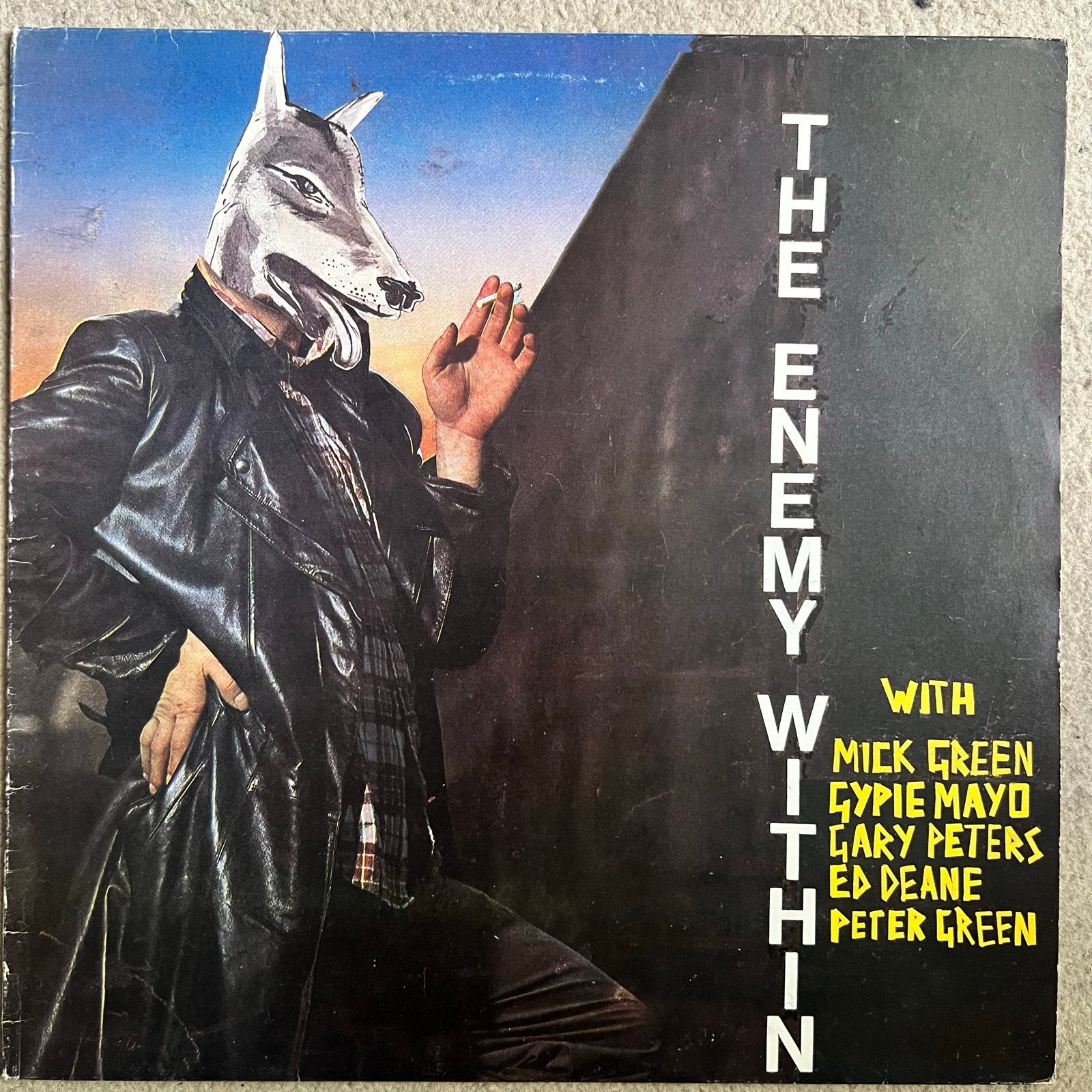 The Enemy Within - A Touch of Sunburn LP (1986), LP, Blues Rock, Ophalen of Verzenden, Zo goed als nieuw