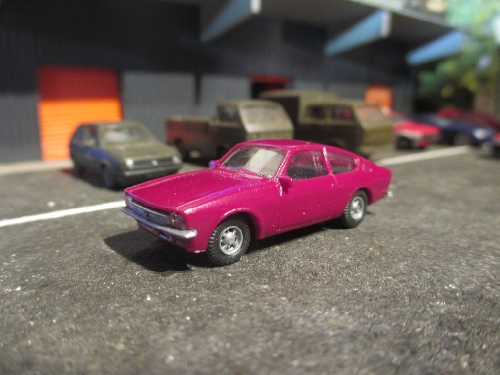 Opel Kadett C Coupe donkerrood/grijs met Rostyle sportvelgen, Ophalen of Verzenden, Nieuw, Auto