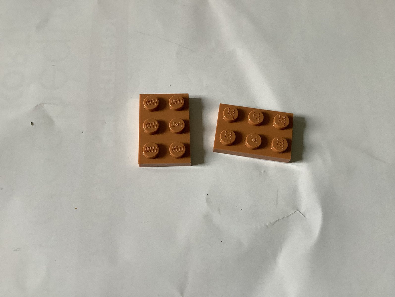 Lego plaat 2x3 nougat, Ophalen of Verzenden, Gebruikt, Losse stenen, Lego