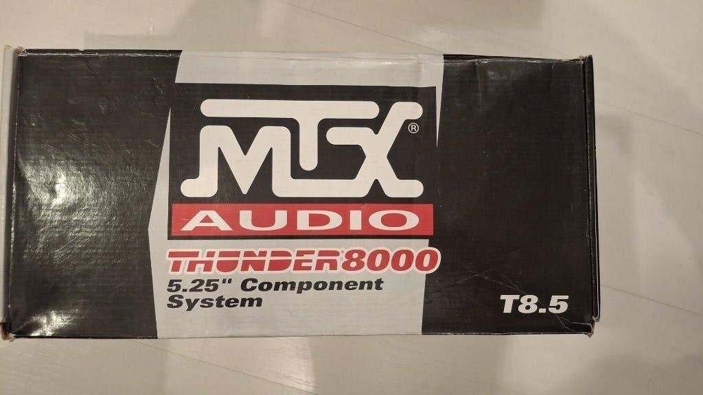 MTX T8.5 Thunder 8000 13cm componentensysteem old skool, MTX, Info@rhodelta.nl, Nieuw, Ophalen of Verzenden