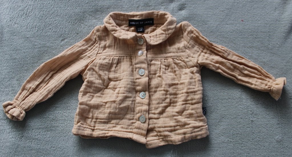Blouse van House of Jamie 62/68, Kinderen en Baby's, Babykleding | Maat 62, Meisje, Ophalen of Verzenden, Zo goed als nieuw, Overhemdje of Bloesje