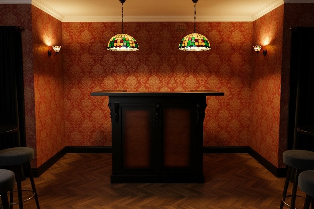 Huisbar / Mancave bar / Bruine bar / Bar 150 cm, Ophalen, Open Einde 12, Info@123barren.nl, 123 Barren