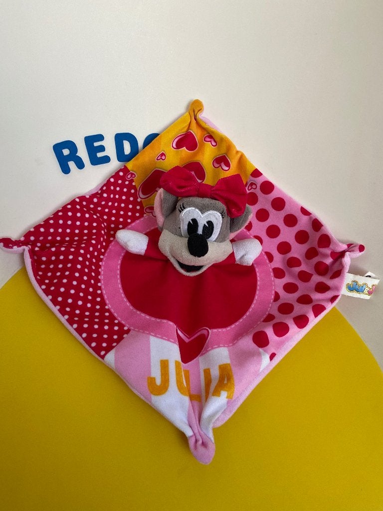K2367 Jul & Julia doekje roze, Kinderen en Baby's, Speelgoed | Knuffels en Pluche, Ophalen of Verzenden, Zo goed als nieuw, Overige typen
