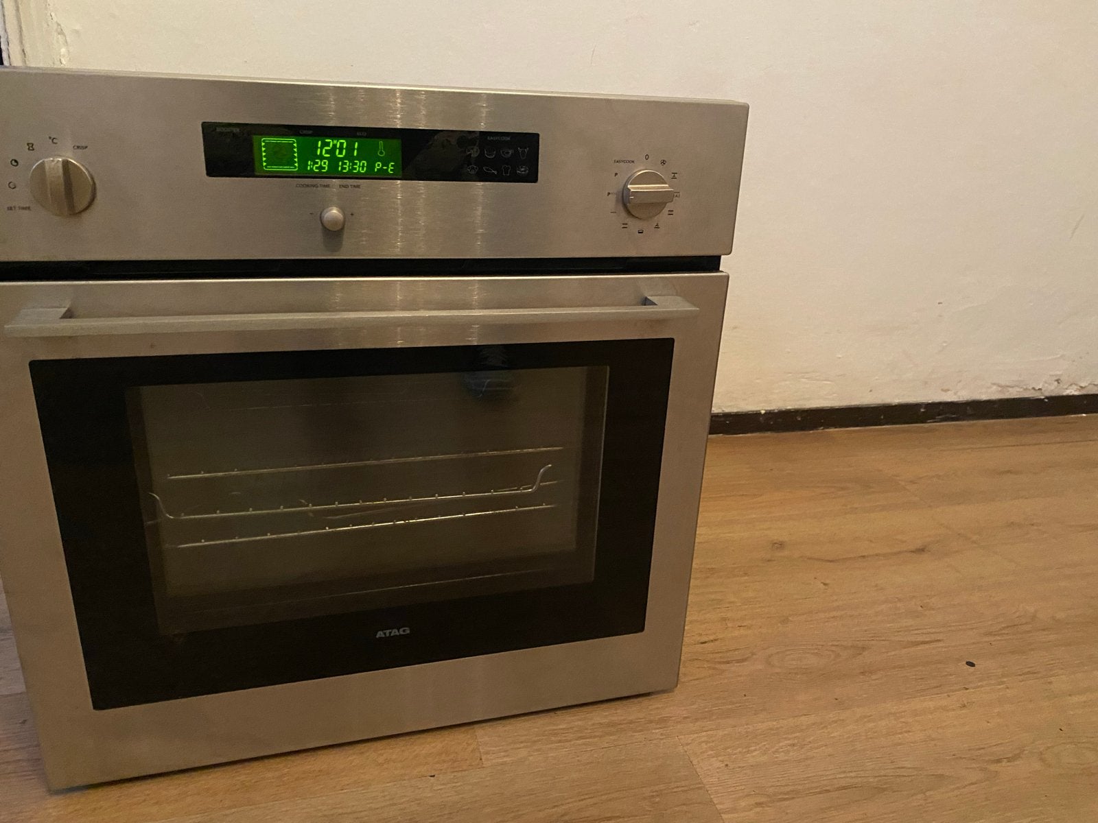 ATAG Inbouw Oven - Roestvrij staal - Goede staat, Gebruikt, Oven, Ophalen of Verzenden, 55 tot 60 cm