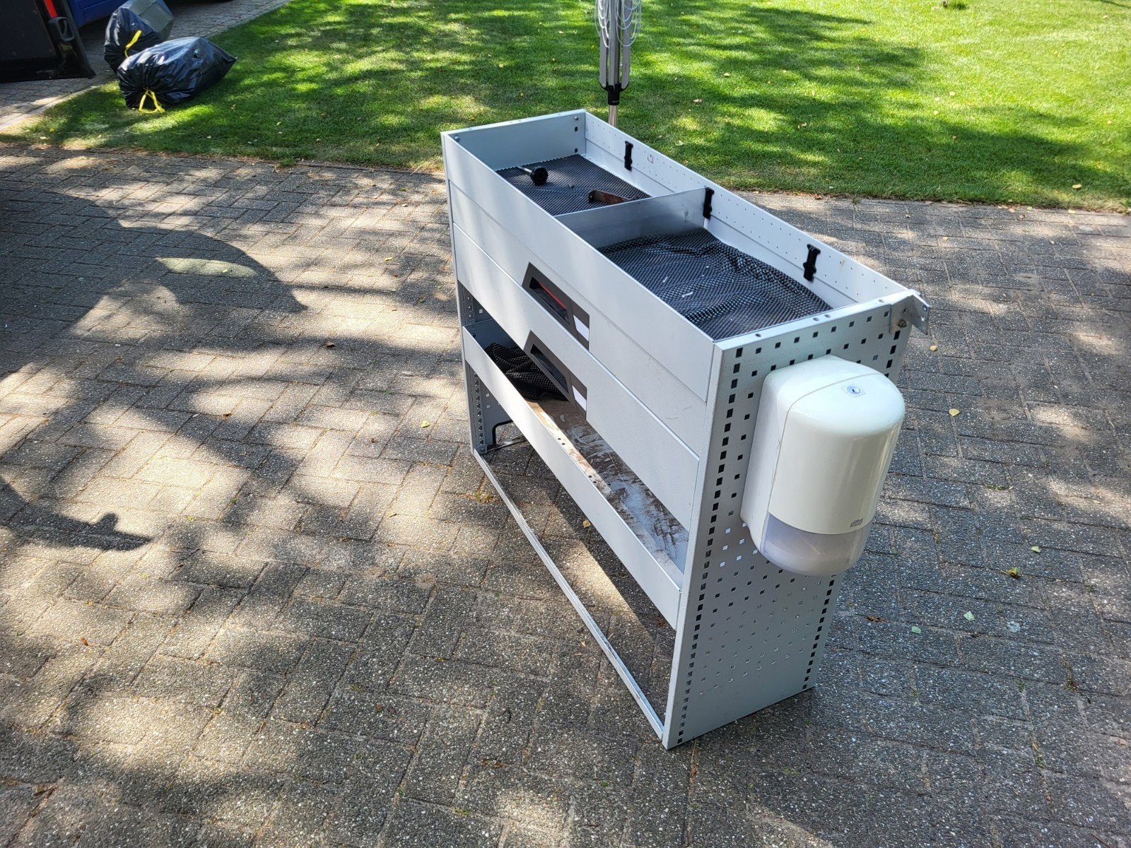Bedrijfswageninrichting met lades en opbergvakken, Ophalen of Verzenden