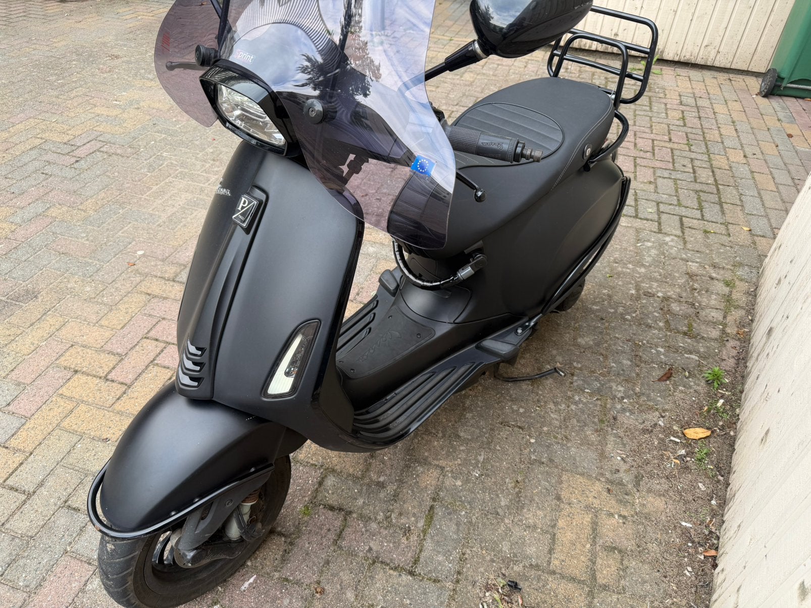 Vespa Sprint Note mat zwart., Ophalen, Zo goed als nieuw, Benzine, Vespa
