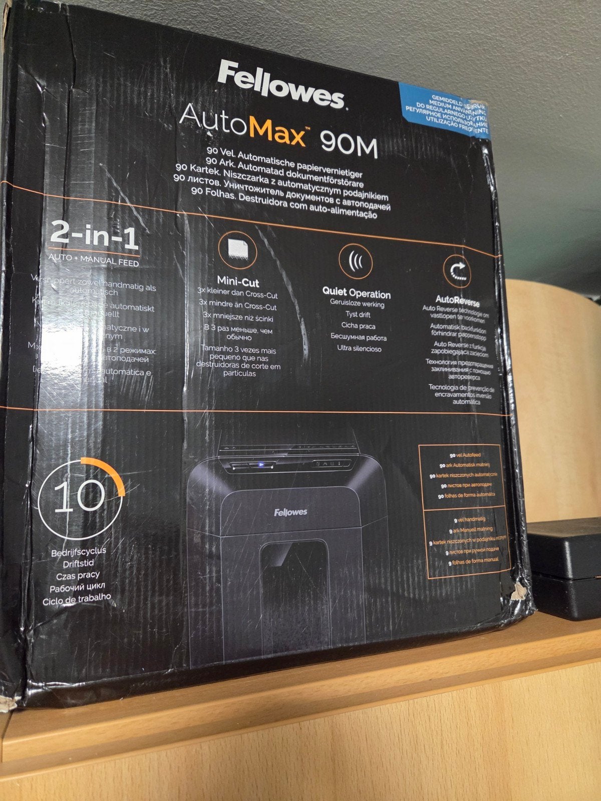 Fellowes AutoMax 90M papiervernietiger, Ophalen of Verzenden