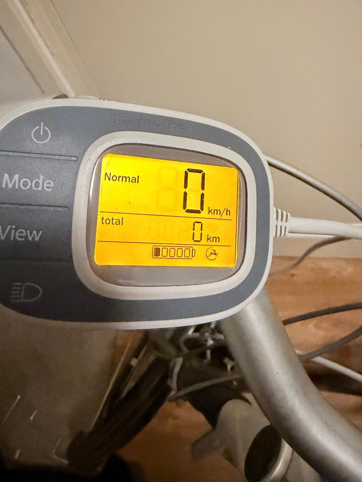 Originele Gazelle Orange Display / Fietscomputer, Ophalen of Verzenden, Snelheidssensor, Zo goed als nieuw