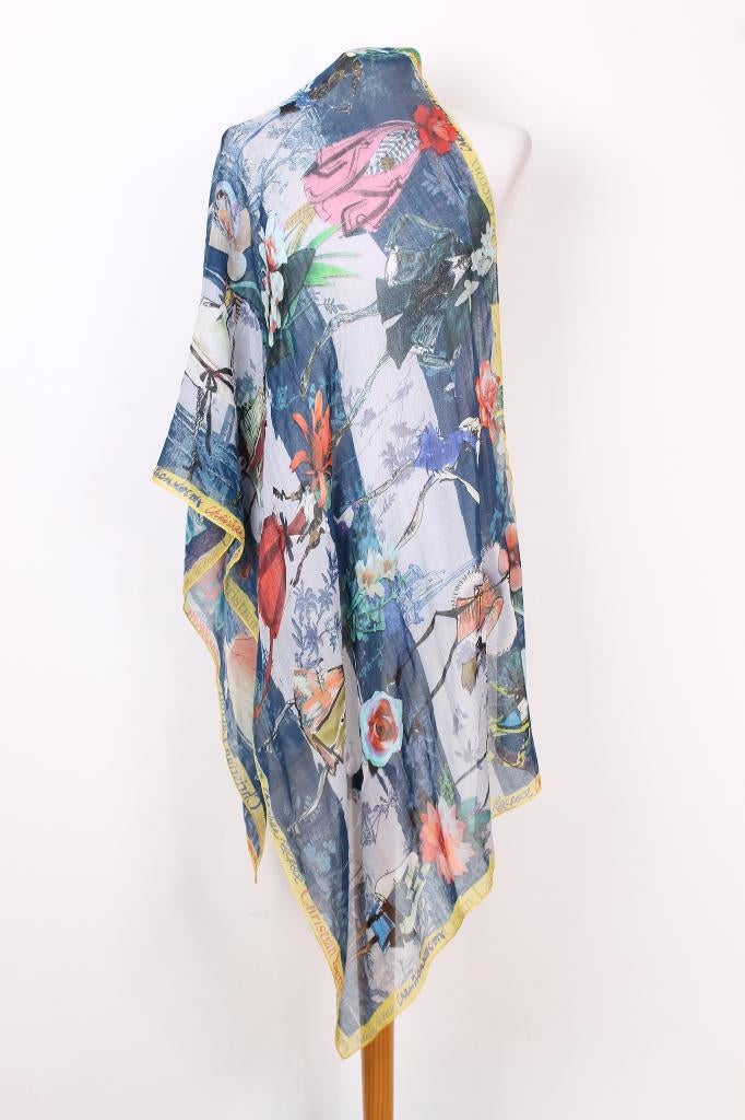 Zomer! Shawl met zijde Christian Lacroix, Ophalen of Verzenden, Zo goed als nieuw