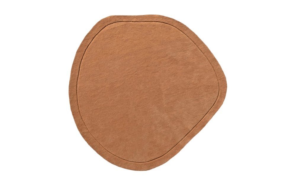 by fonQ Pebble Vloerkleed Ø 200 cm - Terra | Van €249, nu, Byfonq, Byfonq, Ophalen of Verzenden, Rechthoekig