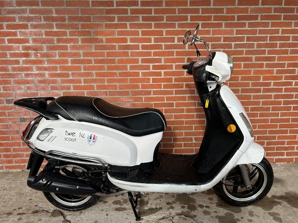 SYM Fiddle 2 2017 – Bromscooter 45 km/u – Klassieke Scooter, Ophalen, Gebruikt, Sym Fiddle, Maximaal 45 km/u
