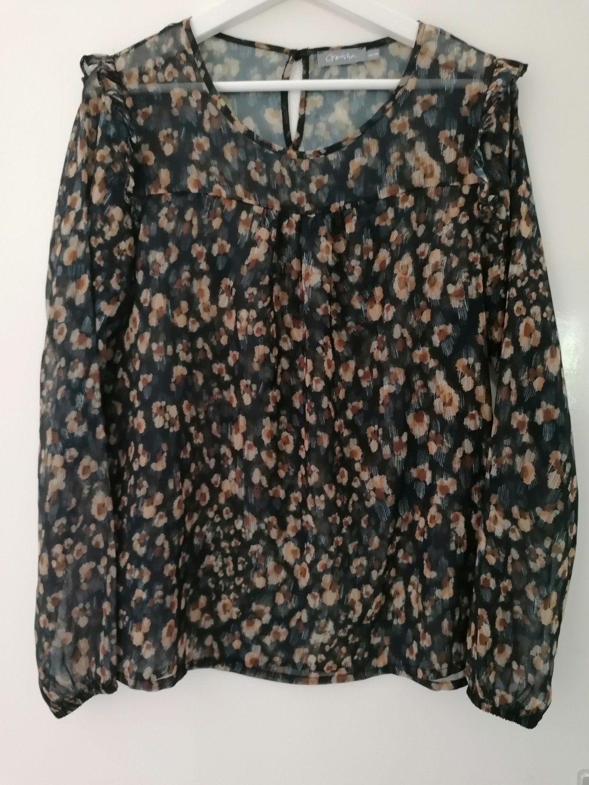 Geisha blouse top mt M 38 40, Kleding | Dames, Blouses en Tunieken, Ophalen of Verzenden