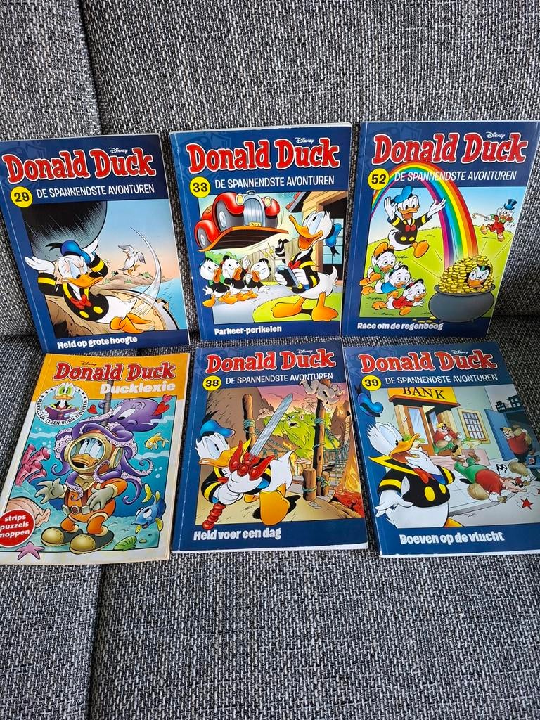 Donald Duck Stripboeken - 6 Stuks, Meerdere stripboeken, Ophalen, Zo goed als nieuw, Donald Duck