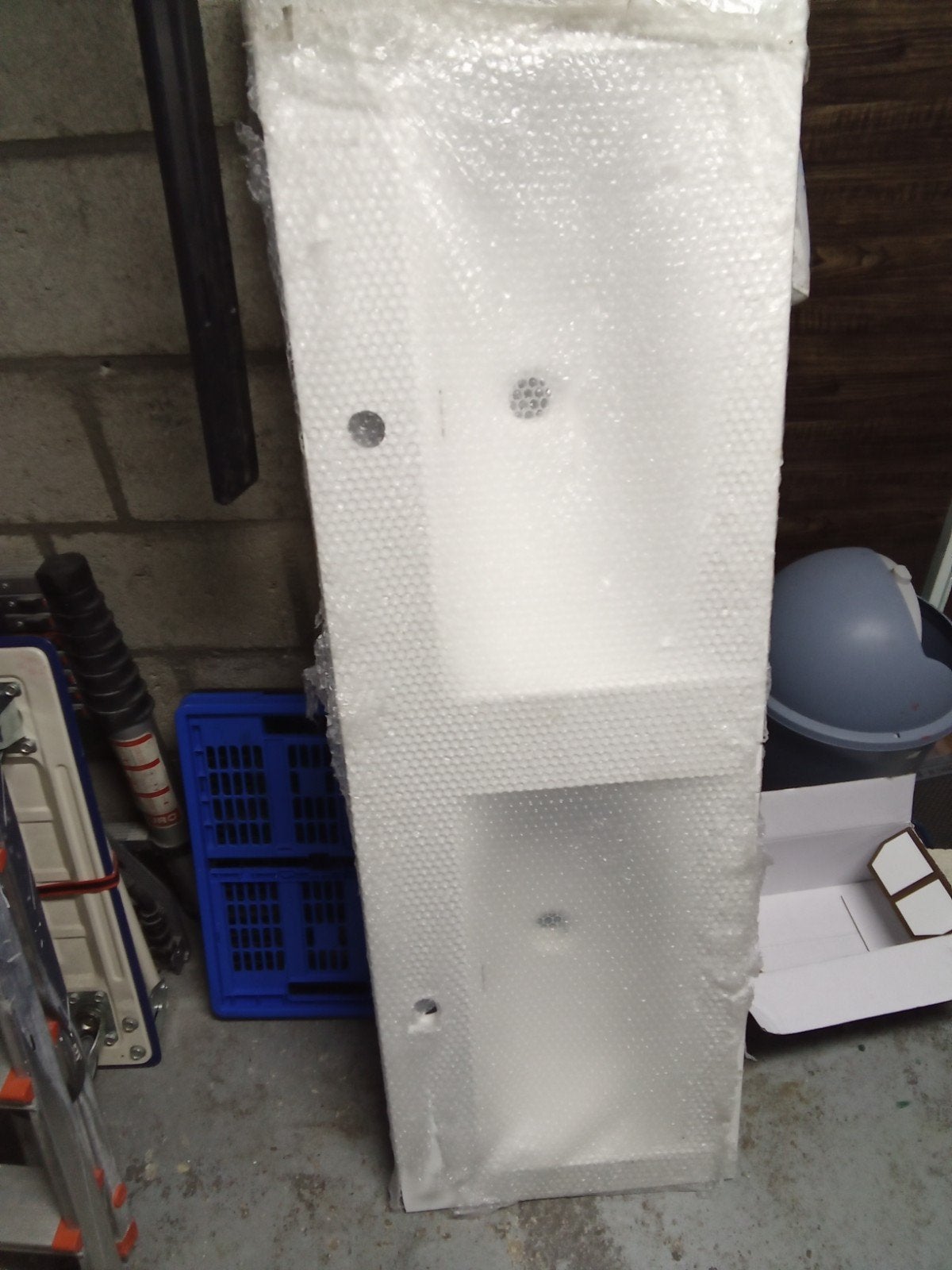 Dubbele wasbak nieuw, Ophalen, Nieuw, 50 tot 100 cm, Minder dan 100 cm