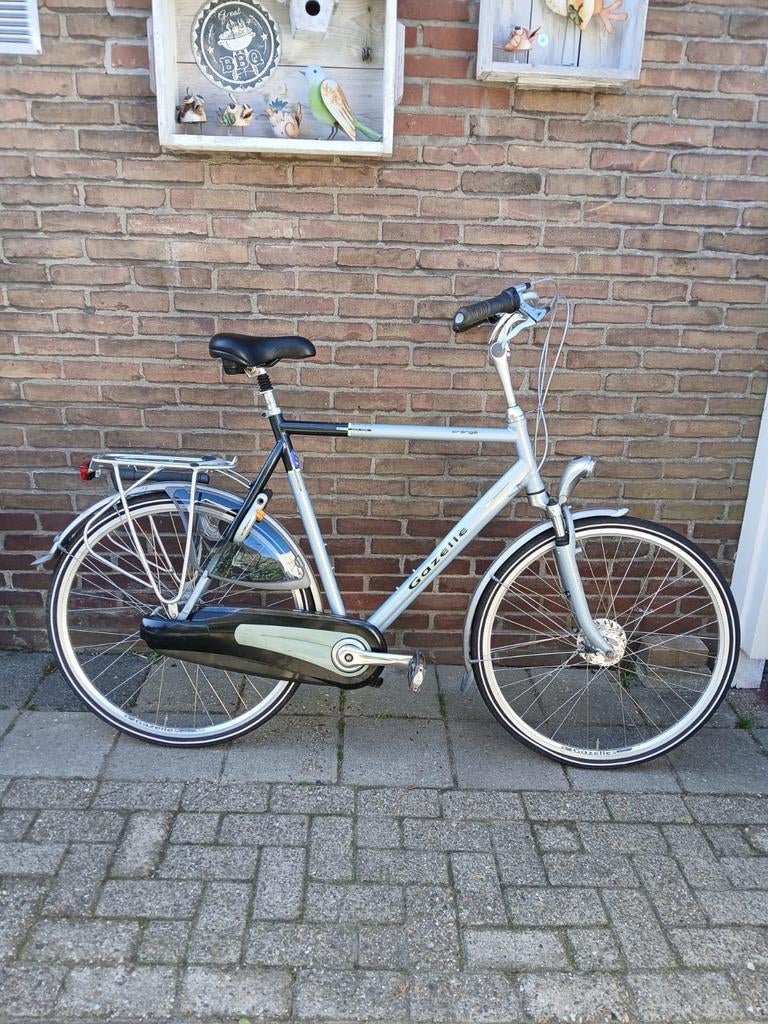 Gazelle Orange [65cm] Herenfiets in Nette Staat., Ophalen, Gebruikt, Vering, 65 cm of meer