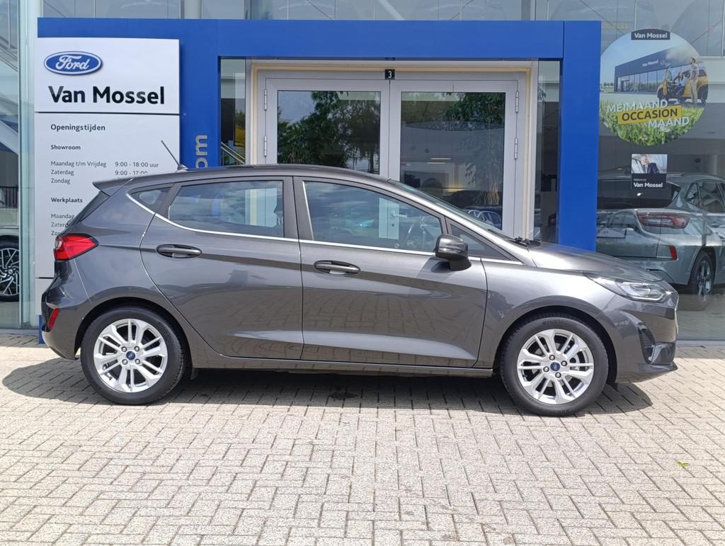 Ford Fiesta 1.0 EcoBoost Hybrid Titanium | Camera | Stoel/st, Auto's, Voorwielaandrijving, 12 maanden, Gebruikt, Euro 6