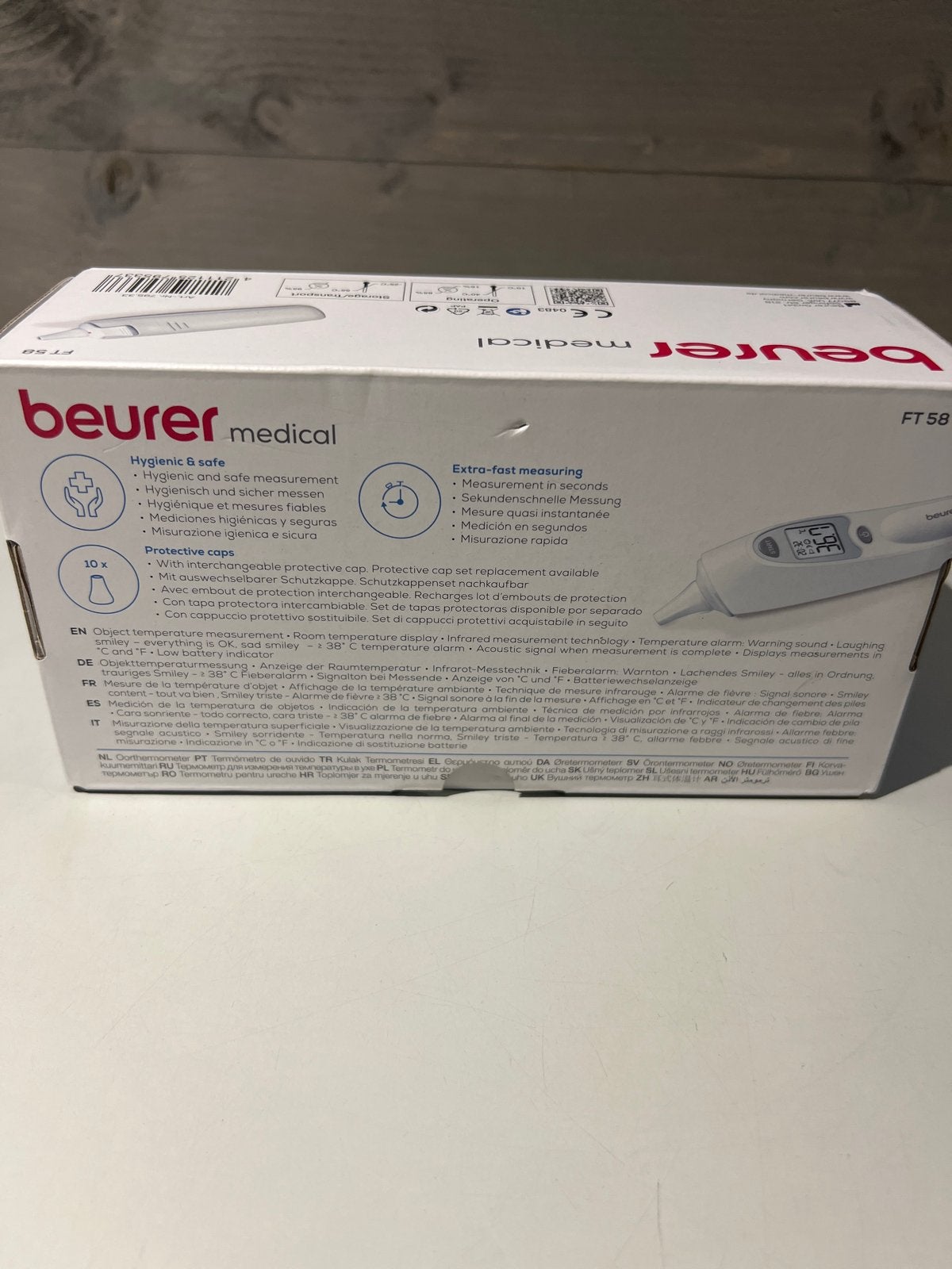 Beurer FT 58 Oorthermometer - Nieuw in doos, N, N, Nieuw, Ophalen of Verzenden