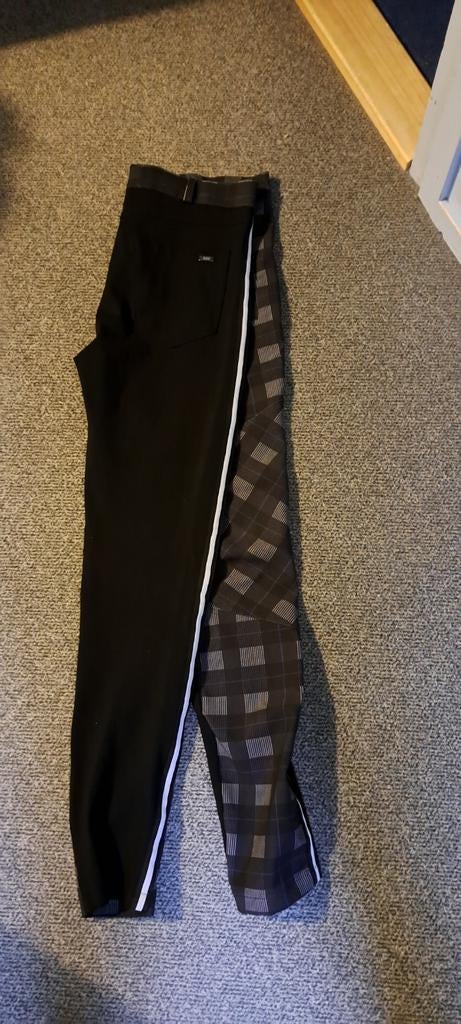 Zizo maicazz travelstof broek zwart blauw maat 38 was 89,95., Kleding | Dames, Zwart, Ophalen of Verzenden, Zo goed als nieuw