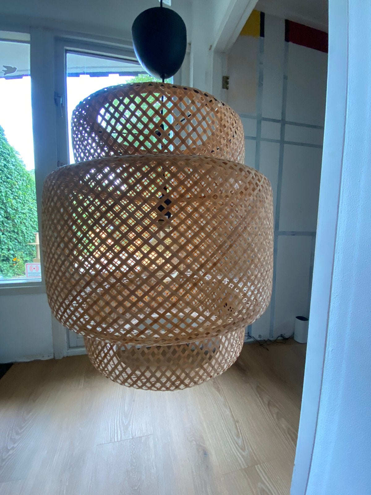 IKEA lamp SINNERLIG 50cm, Huis en Inrichting, Lampen | Vloerlampen, Ophalen, Zo goed als nieuw, Minder dan 100 cm