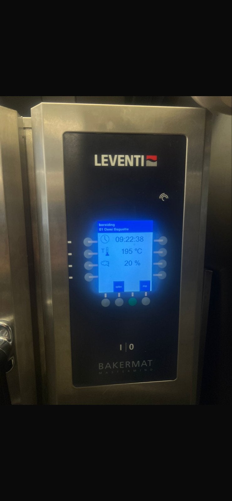Professionele Leventi stoomcombioven met onderstel, Ophalen, Gebruikt, Horeca-oven, Hete lucht