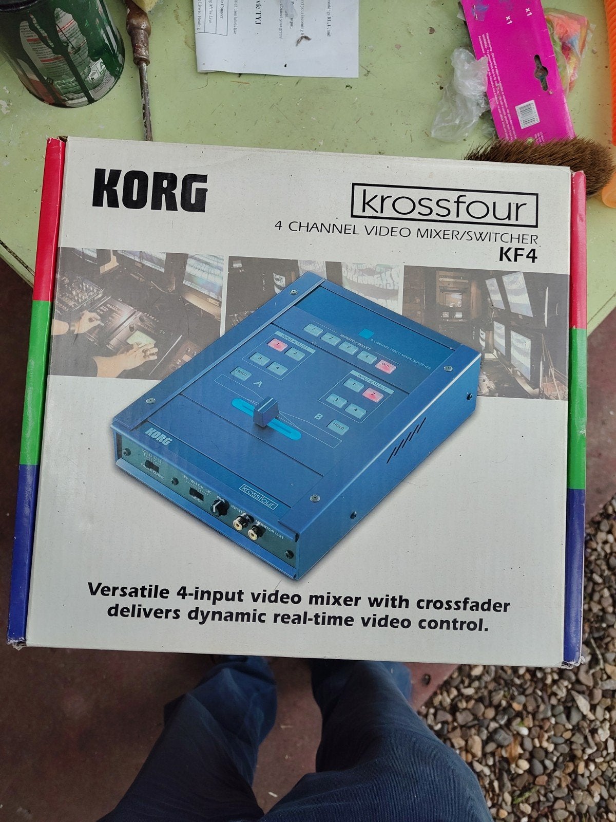 Korg Krossfour KF4 4-kanaals videomixer/switcher, Ophalen of Verzenden, Zo goed als nieuw, Video