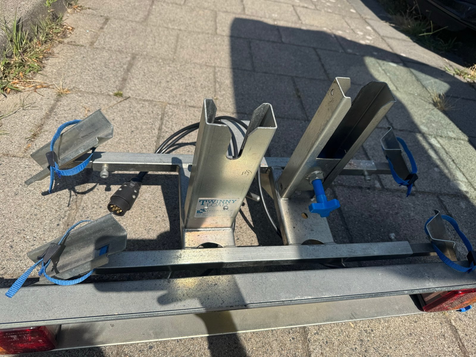 Twinny Load trekhaakdrager voor 2 fietsen, Ophalen, Gebruikt, Brede banden, 2 fietsen