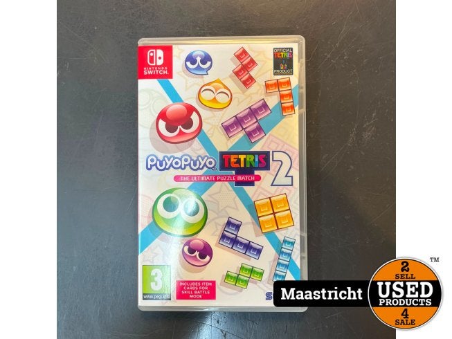 Puyopuyo tetris 2 - nintendo switch, Nintendo, Zo goed als nieuw, Support@nintendo.com, 11-1 Hokotate-cho, Kamitoba, Minami-ku
Kyoto 601-8501
Japan