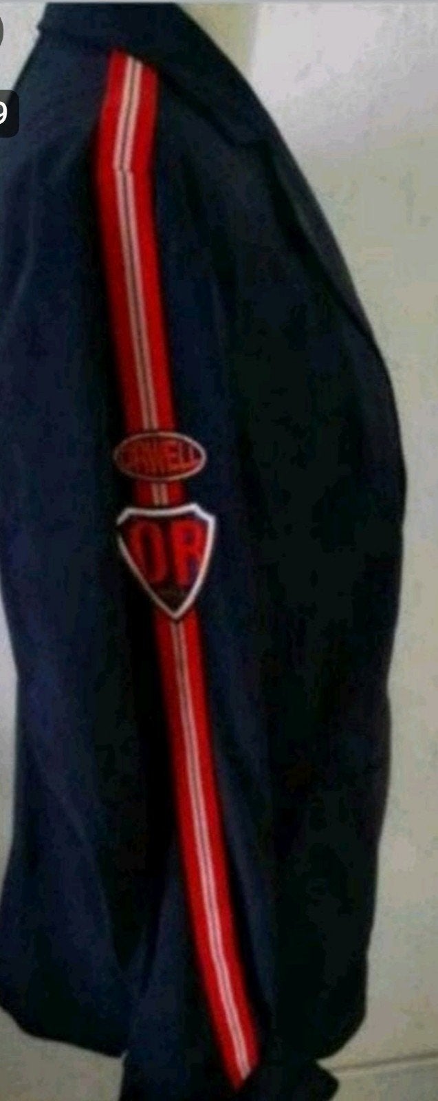 Donkerblauwe travelstof blazer van Orwell 44-46, Maat 42/44 (L), Orwell, Zo goed als nieuw, Jasje