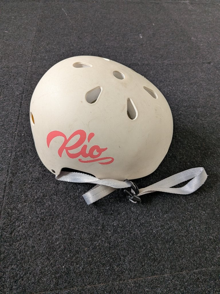 Rio Roller kinderhelm wit roze maat XXS/XS, Ophalen of Verzenden, Gebruikt, XS, Rio Roller