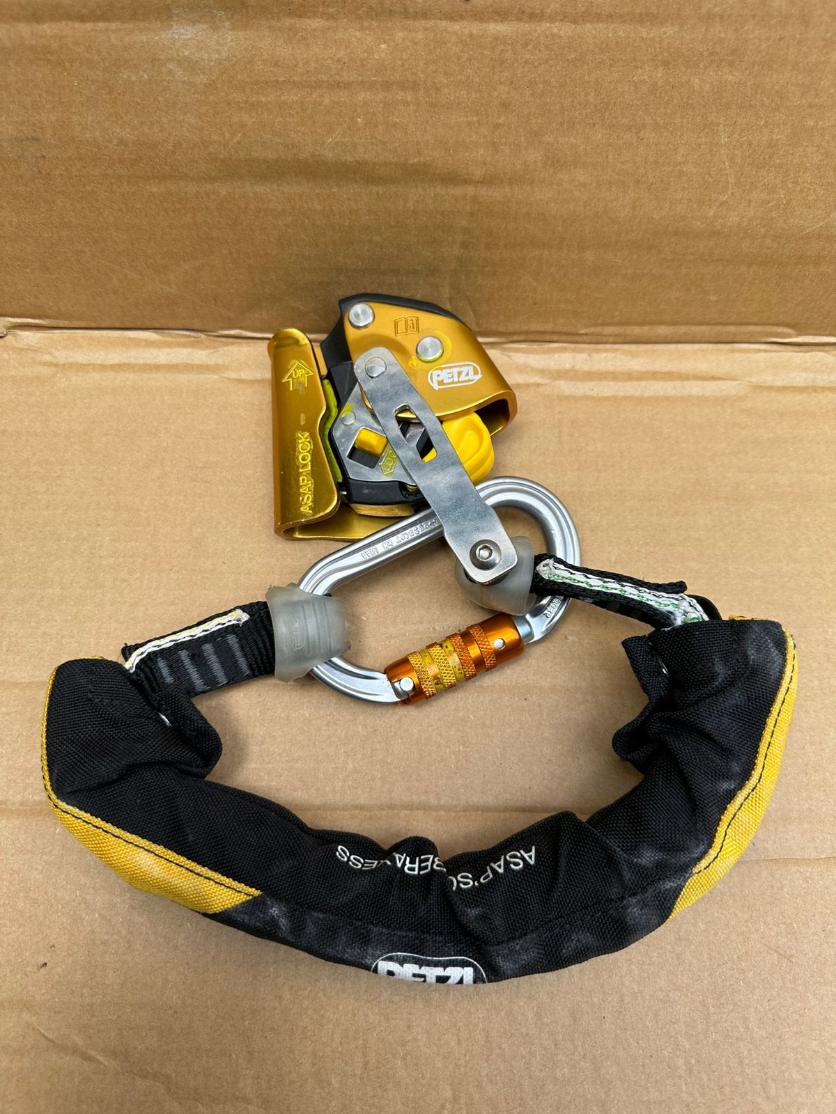 Petzl asap lock, Sport en Fitness, Klimsport, Ophalen of Verzenden, Zo goed als nieuw, Klimsport-accessoire