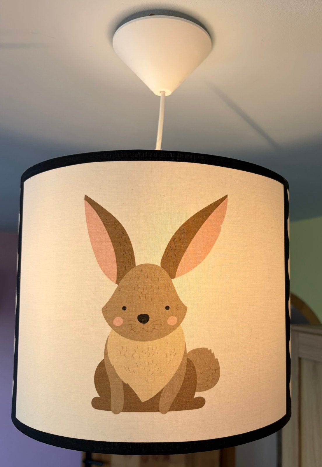 Hanglamp konijn, Kinderen en Baby's, Kinderkamer | Inrichting en Decoratie, Ophalen of Verzenden, Zo goed als nieuw, Lamp