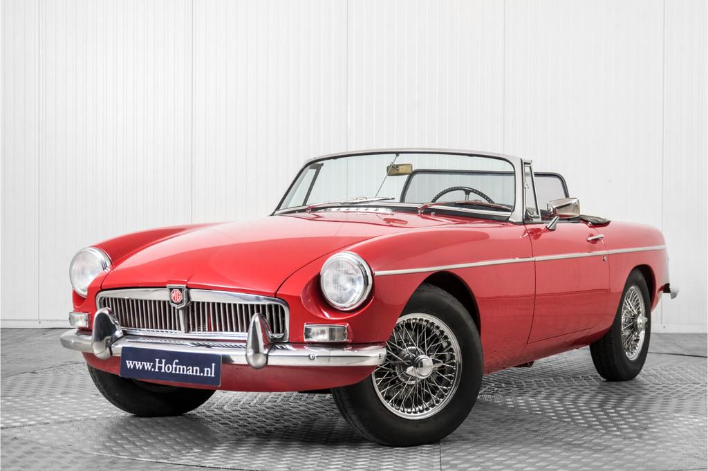 MG B MGB overdrive chroom spaakwielen (bj 1966), Auto's, Achterwielaandrijving, Gebruikt, 4 cilinders, Cabriolet