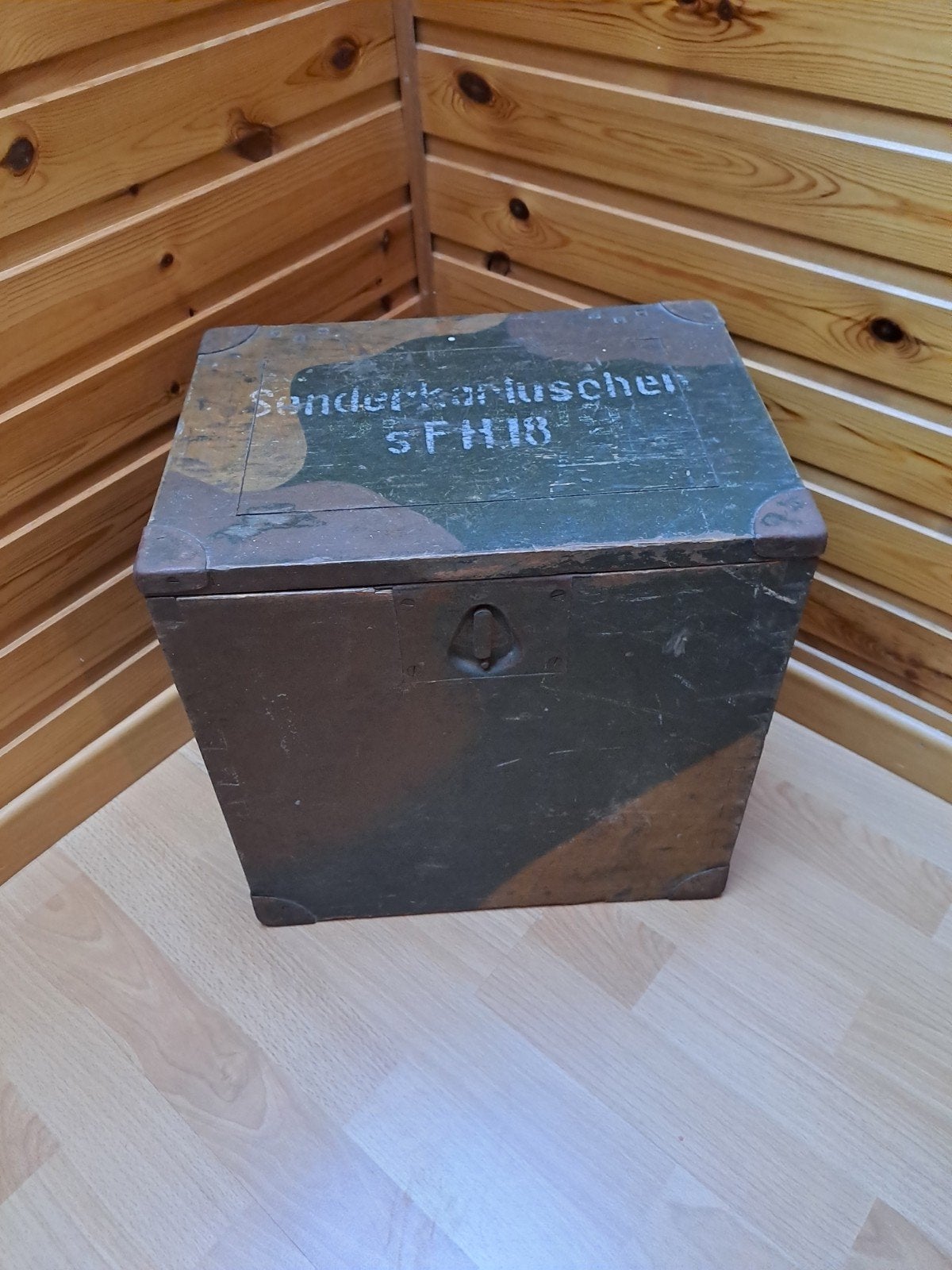 Duits ww2 wo2 camo kist, Ophalen, 50 tot 100 cm, Minder dan 50 cm