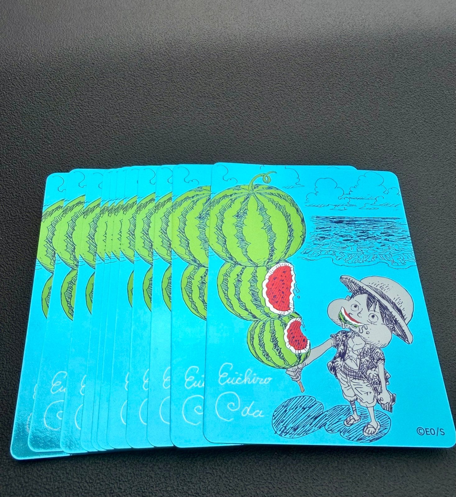 One Piece - Luffy Watermelon, Hobby en Vrije tijd, Verzamelkaartspellen | Pokémon, Ophalen of Verzenden, Zo goed als nieuw