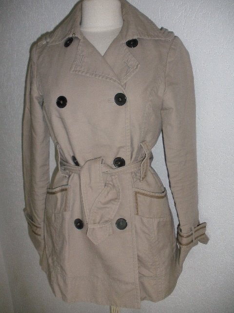 ZARA cardigan jas trenchcoat zand maat S, Ophalen of Verzenden, Zo goed als nieuw, Maat 36 (S), Zara