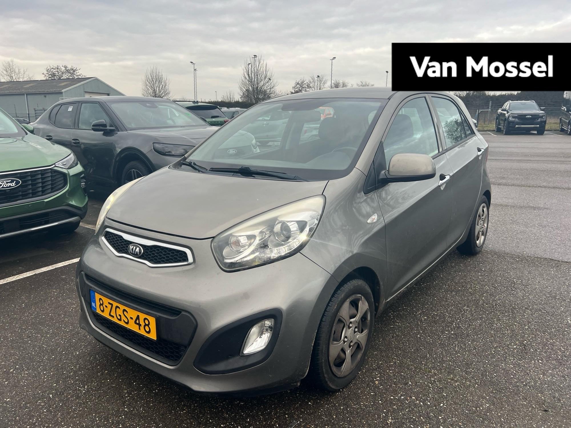 Kia Picanto 1.0 CVVT BusinessLine | Airco | Bluetooth, Stof, Gebruikt, 400 kg, Origineel Nederlands