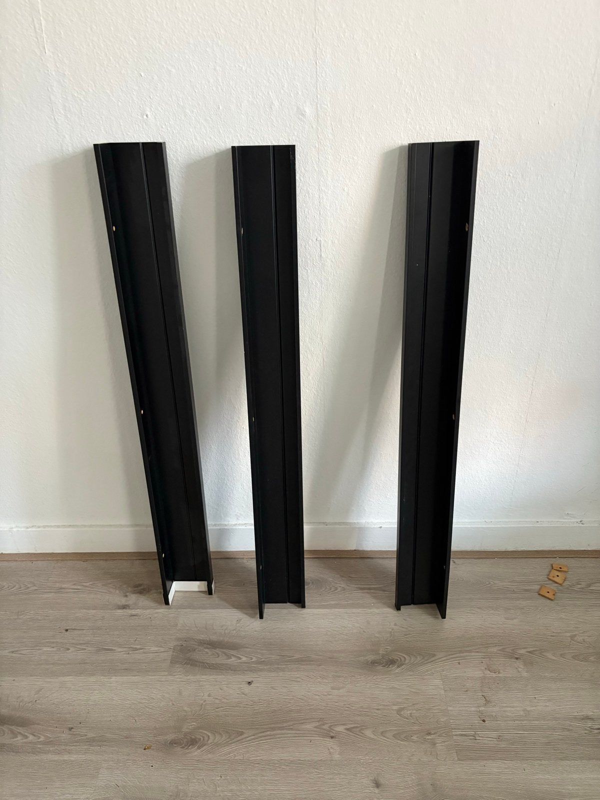 IKEA Mosslanda Planken - Zwart (3 stuks), Ophalen of Verzenden, Gebruikt