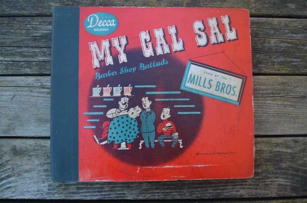 My gal Sal - Barber shop ballads -Mills Brothers Radio album, Boxset, Gebruikt, 10 inch, Ophalen of Verzenden