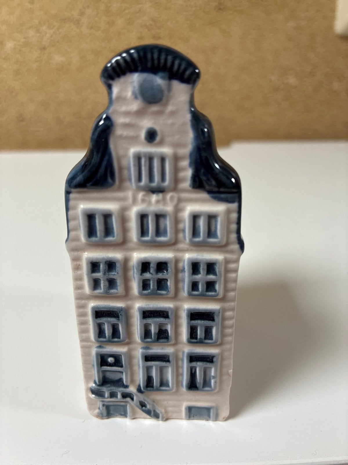 KLM Delfts Blauw Huisje 14 - Rynbende Jenever, Verzamelen, KLM Huisjes, Ophalen of Verzenden