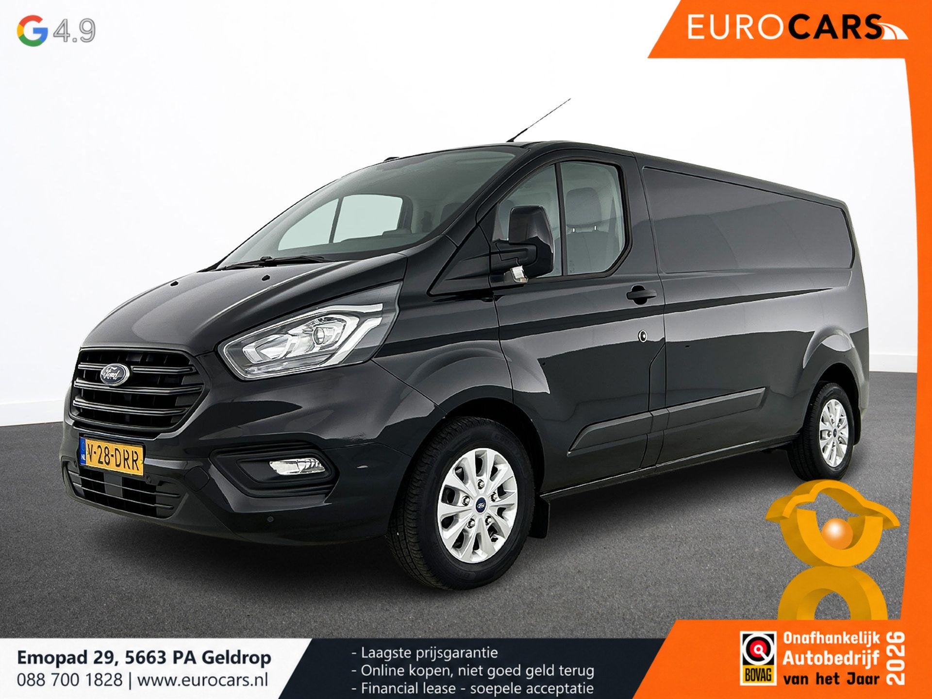 Ford Transit Custom 130pk Automaat L2H1 Trend Navigatie Came, Stof, Euro 6, 4 cilinders, 129 pk