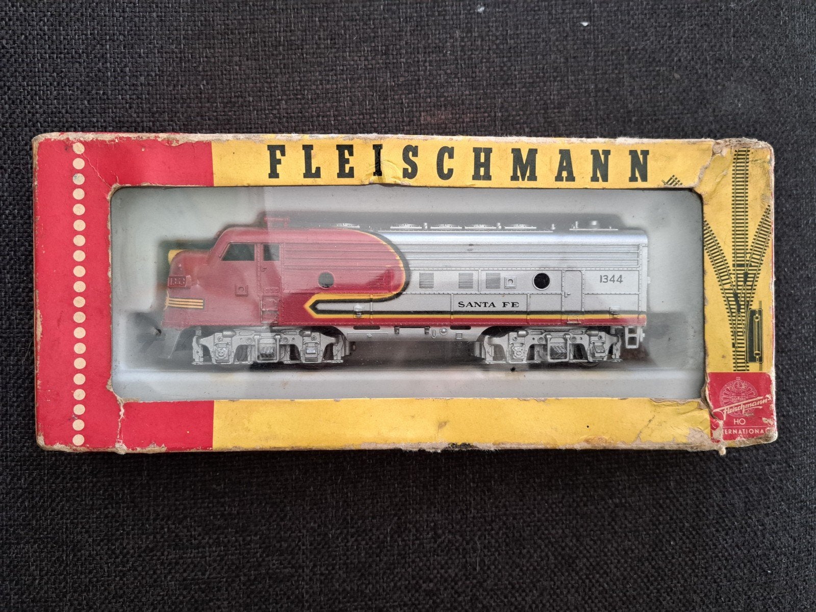 Fleischmann Locomotief Santa Fe 1344, Ophalen, Gebruikt, Fleischmann, Gelijkstroom