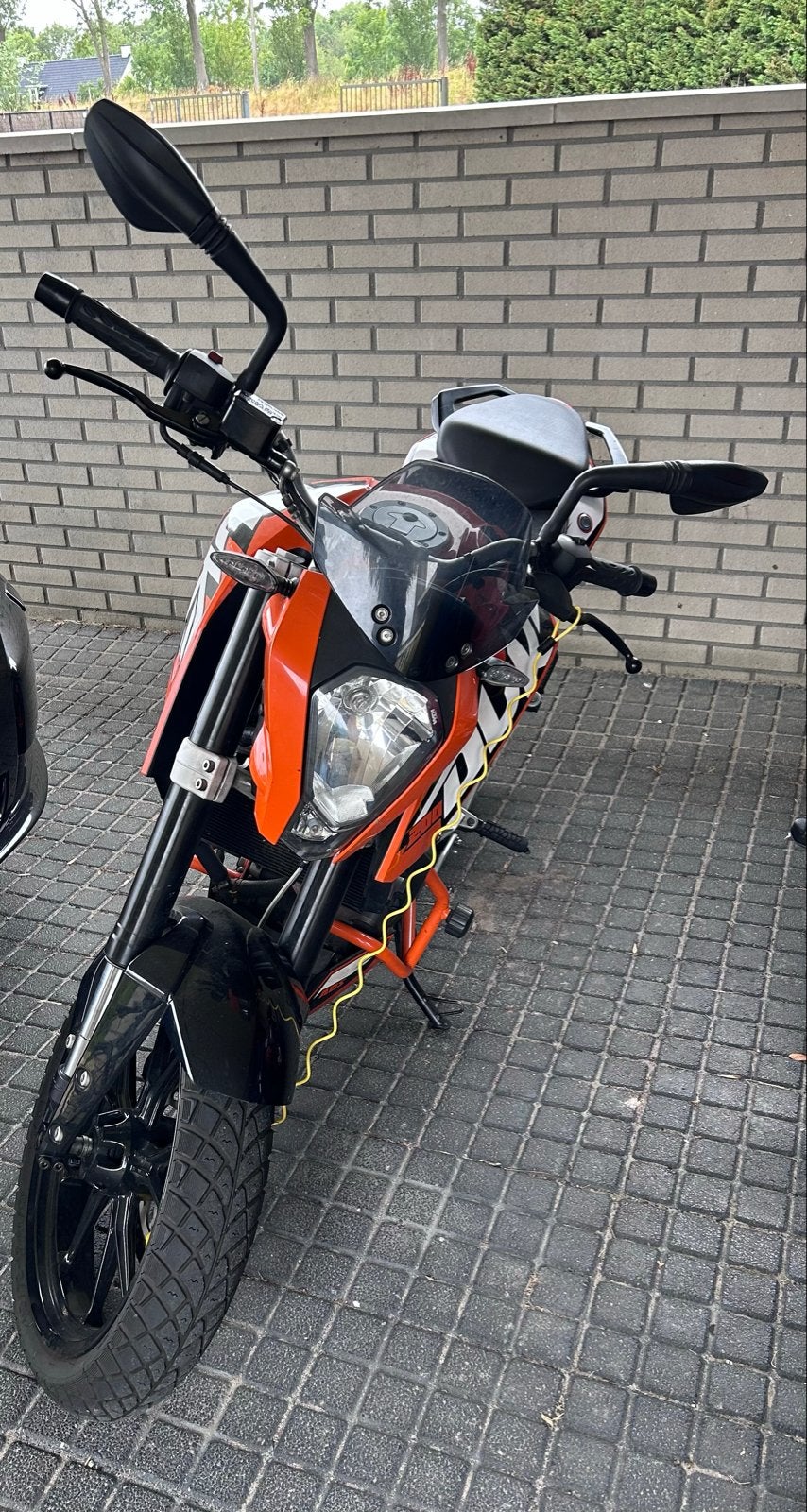 KTM Duke 200 - 2013, Ophalen